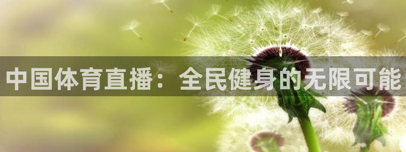 中国体育直播：全民健身的无限可能