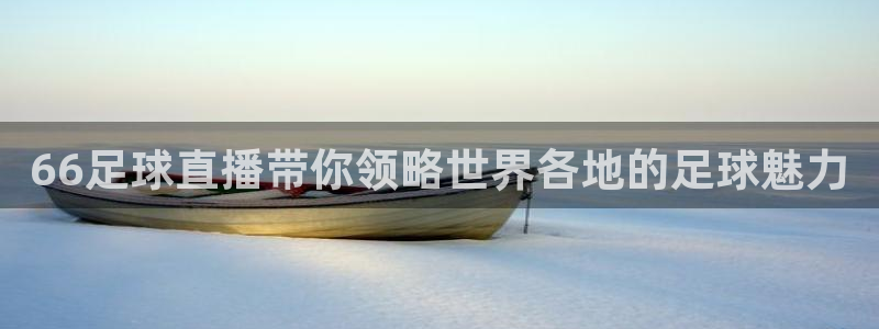 66足球直播带你领略世界各地的足球魅力